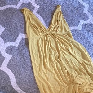 Natori Yellow Slip Dress